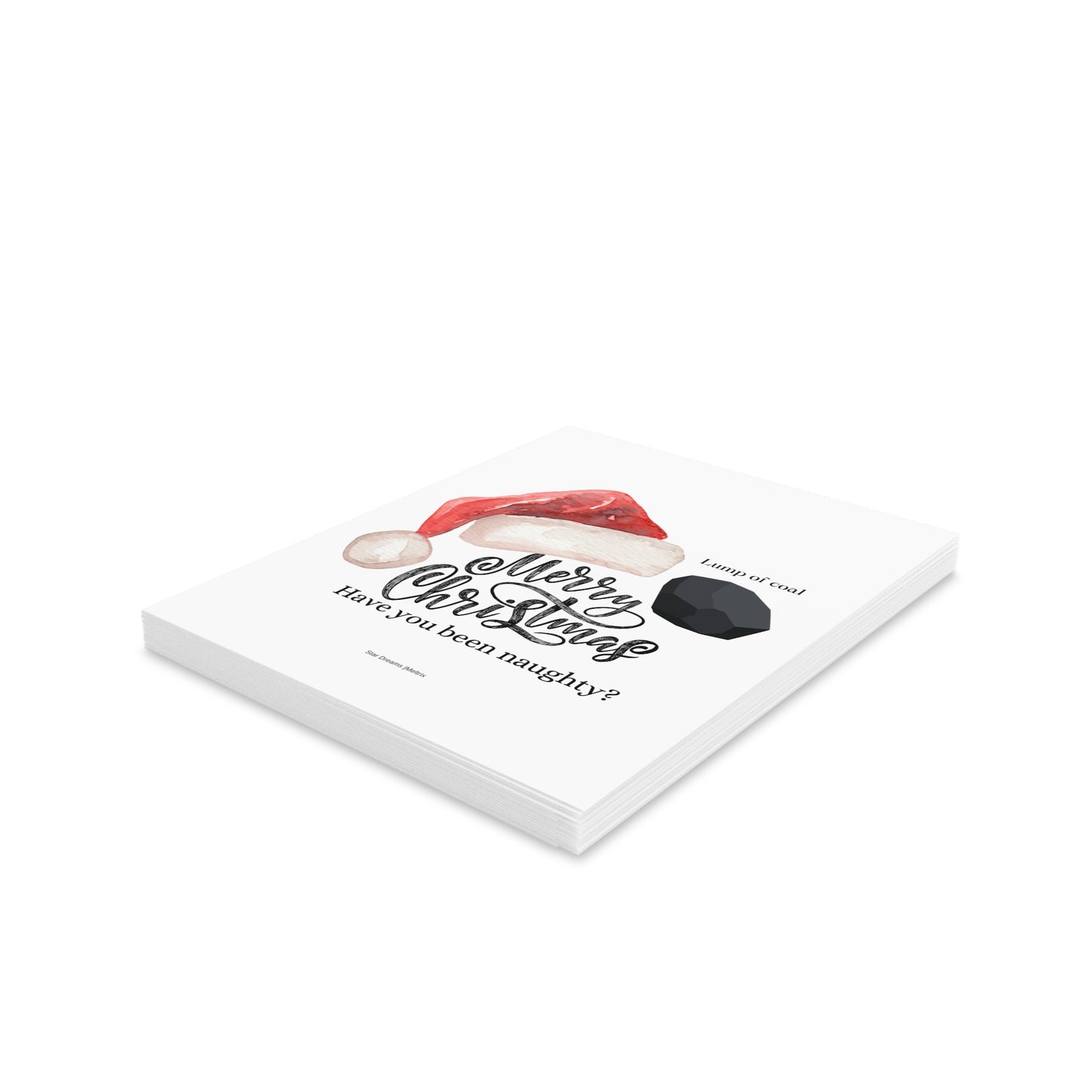 Coal Lump Greeting cards (8, 16, and 24 pcs)