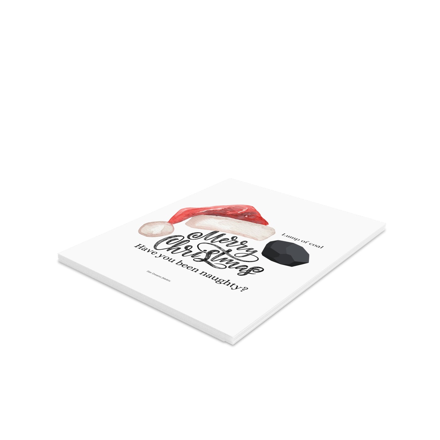Coal Lump Greeting cards (8, 16, and 24 pcs)